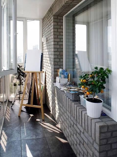 Modern Cam Balkon Dekorasyonu