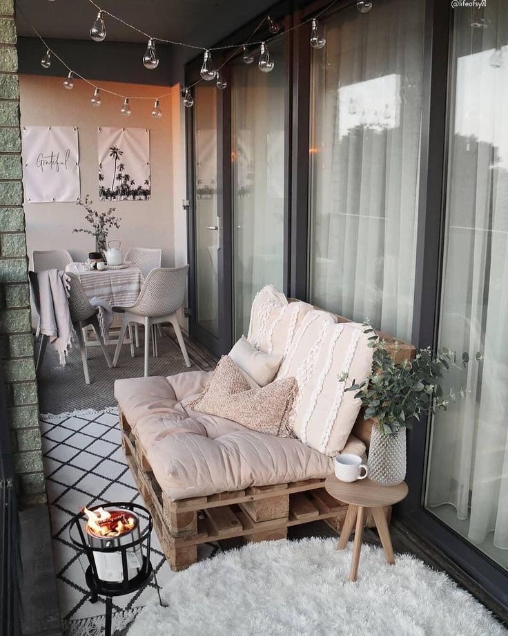 Modern Aksesuarlı Balkon Fikirleri