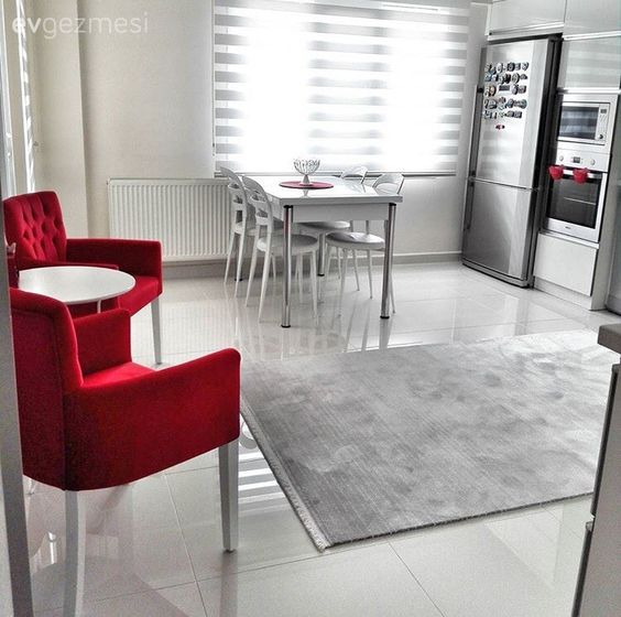 Kırmızı Mutfak Dekorasyon Fikirleri