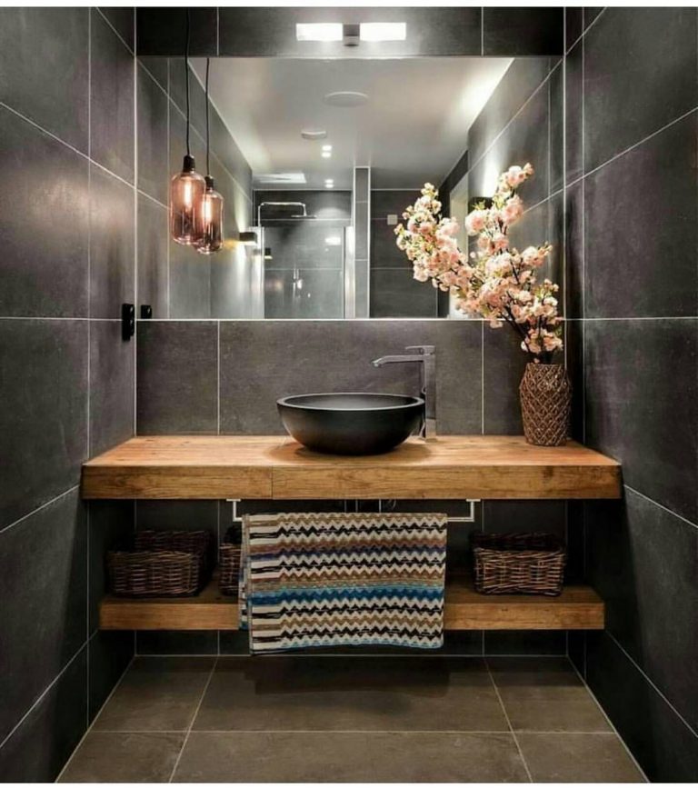 Ahşap Banyo Dekorasyonları