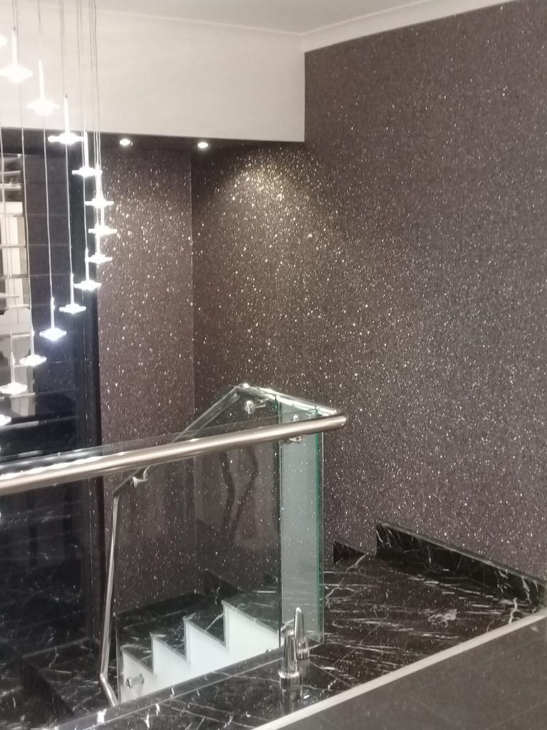 Simli Duvar Kâğıdı Dekorasyonu
