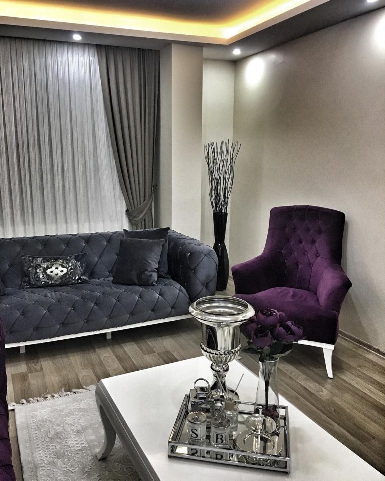 Gri İle Uyumlu Ev Dekorasyonları