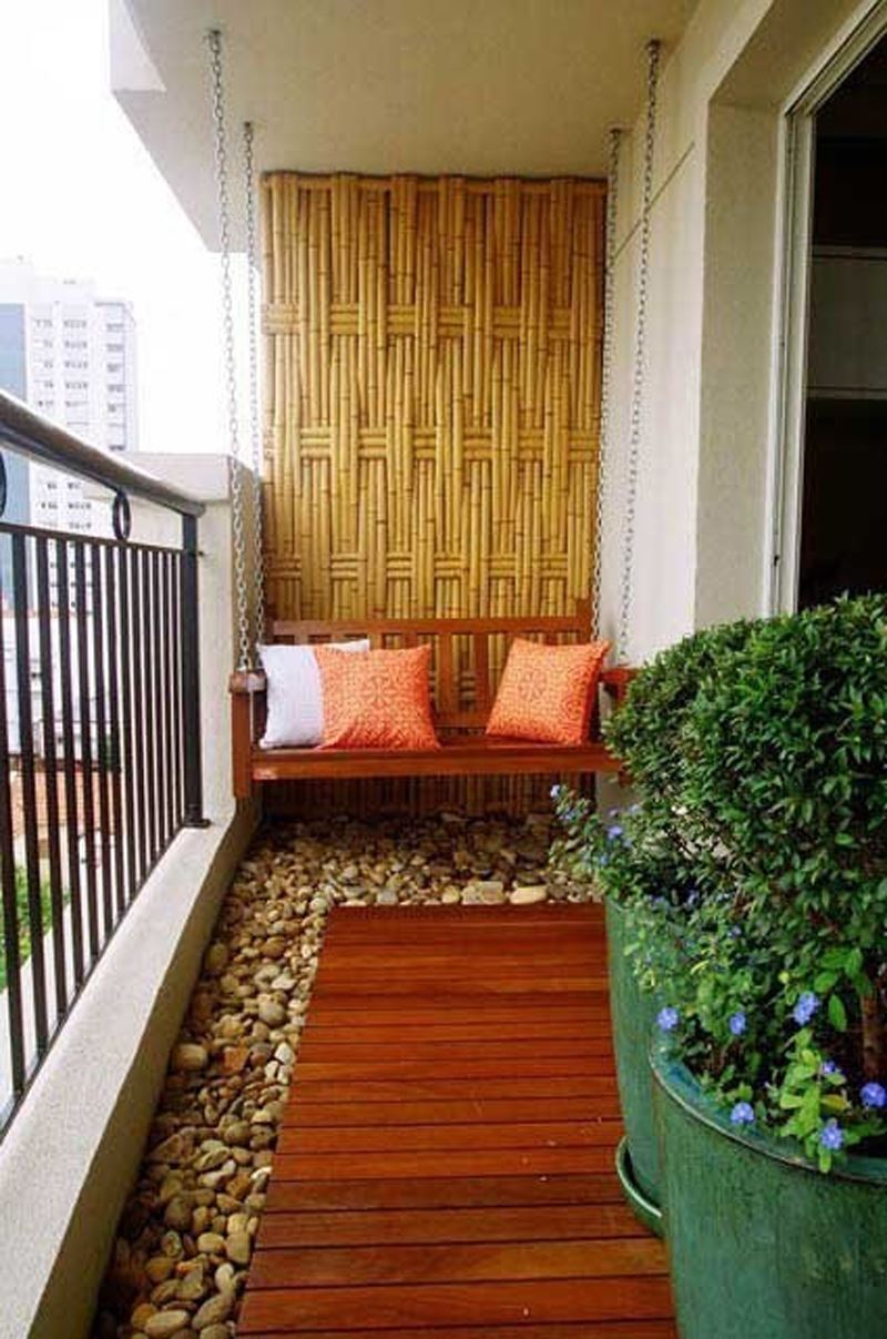Şık balkon kilimi