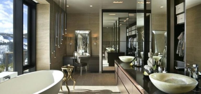 Lüks Banyo Dekorasyonu Örnekleri