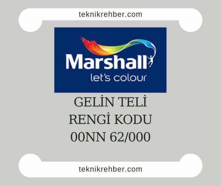 Marshall Gelin Teli Rengi Duvar Boyası