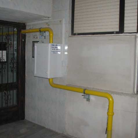 doğalgaz borusu boyama
