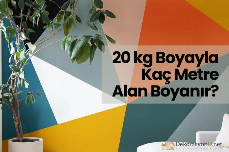 20 Kg Boya İle Kaç Metre Alan Boyanır?