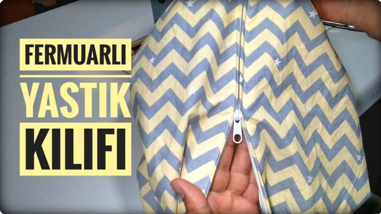 Fermuarlı Yastık Kılıfı Yapımı: Adım Adım Anlatım
