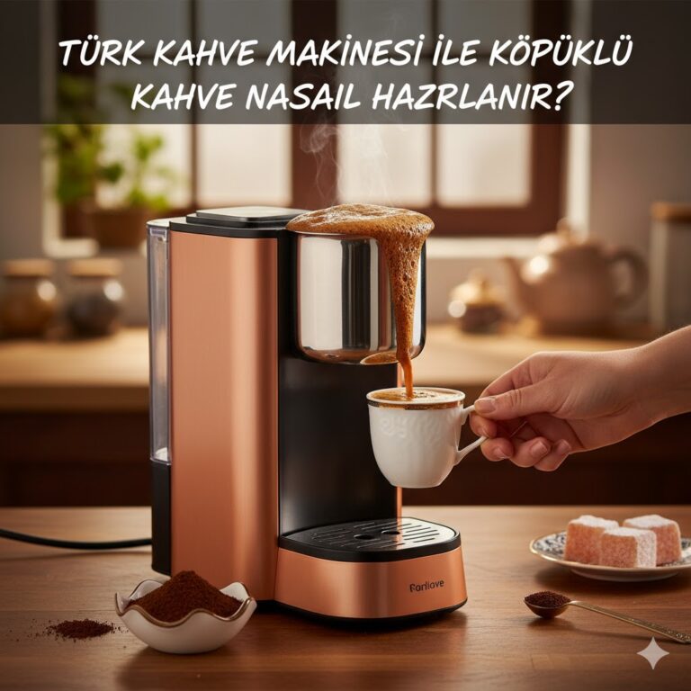 Türk Kahve Makinesi ile Köpüklü Kahve Nasıl Hazırlanır?